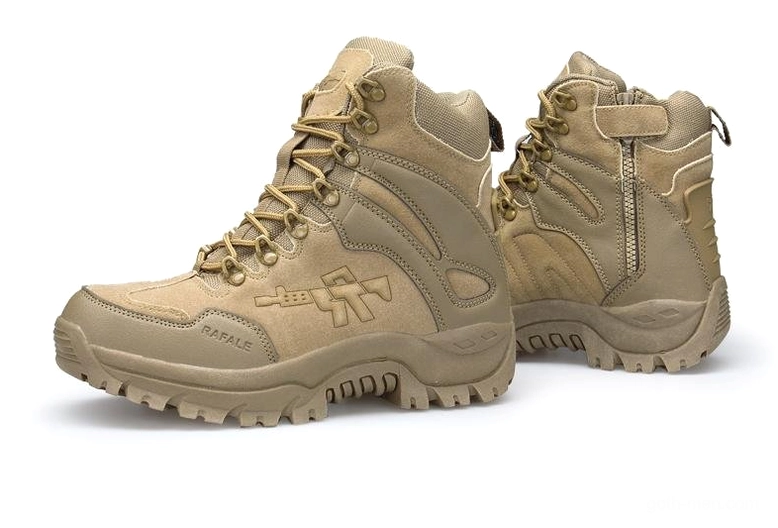 Alternative fashion combat boots mid-calf lace-up design suitable for darkwear styling