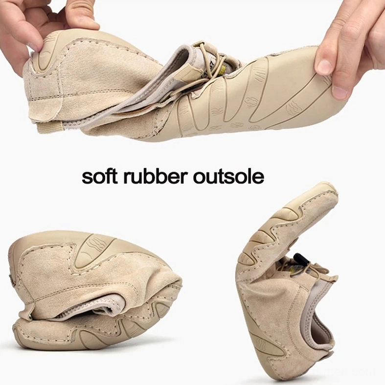 Beige neutral gothic sneaker for men - versatile casual alternative footwear styling
