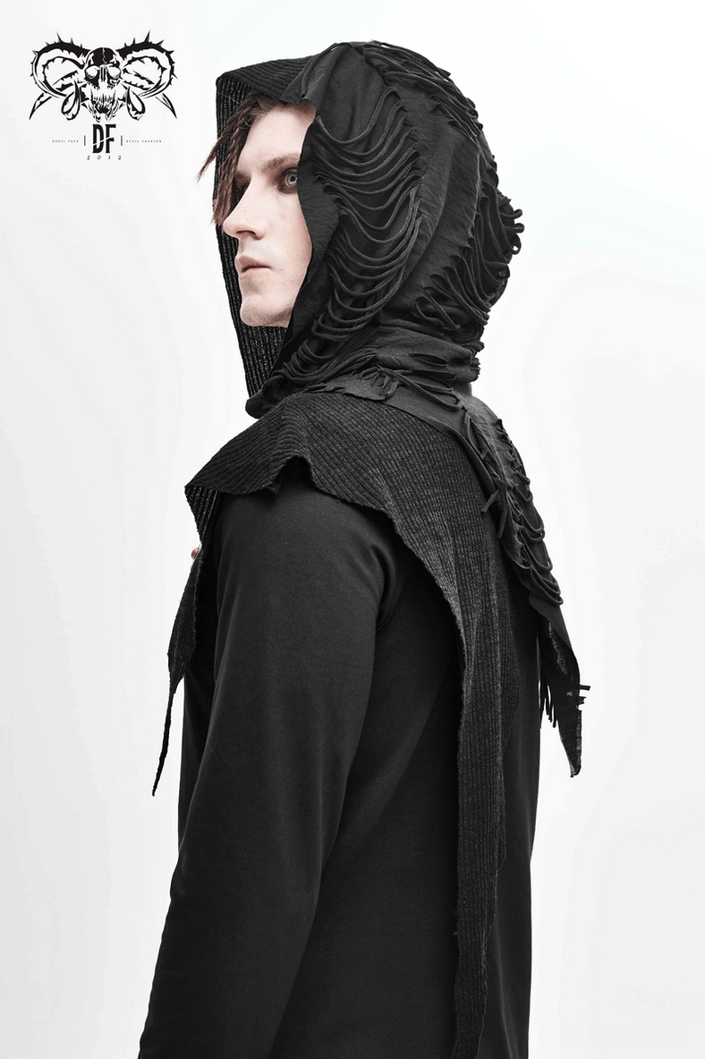 Gothic black hoodie care instructions, fabric maintenance, durability specifications