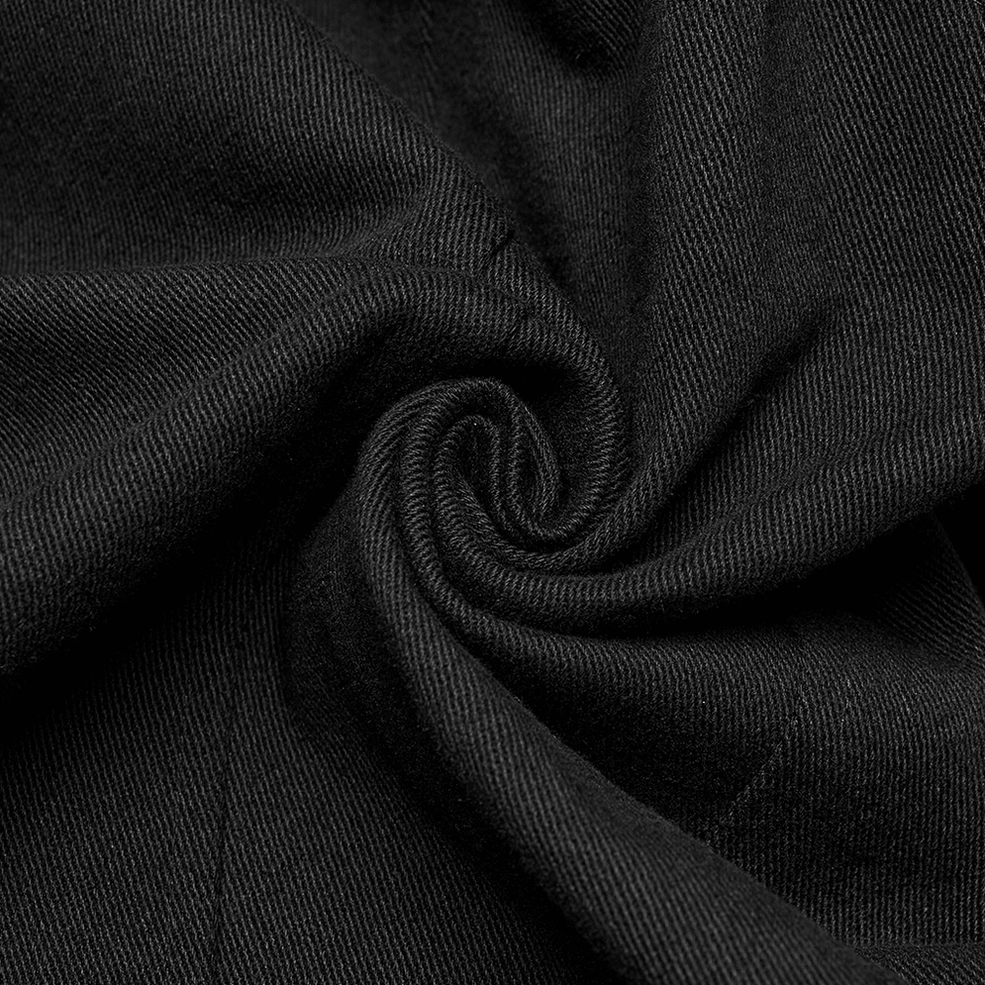 Black gothic tactical armor vest main product shot studio photography