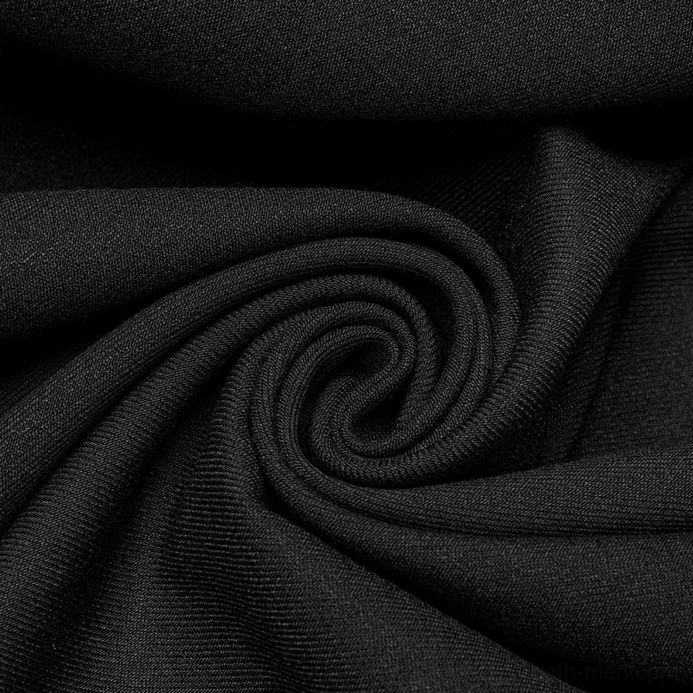 Premium black velvet gothic vampire cloak product shot highlighting embossed double layered collar and ornate button placket