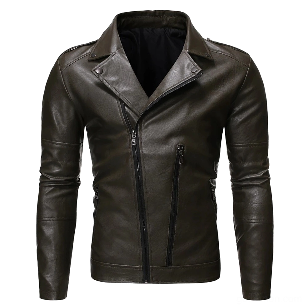 Burgundy gothic moto jacket front view with shoulder hardware and metal snaps