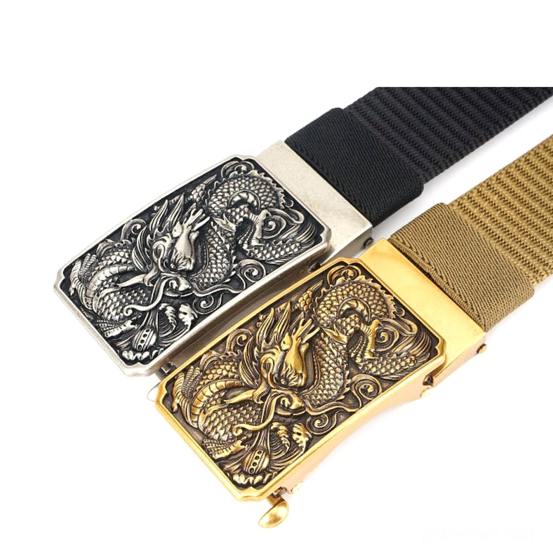 Tactical dragon belt adjustable mechanism showing nylon loop fastening system for secure comfortable wear