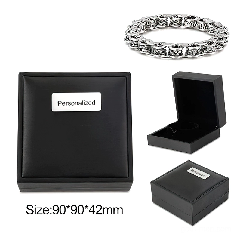 Dragon totem bracelet with luxury gift box presentation black matte packaging