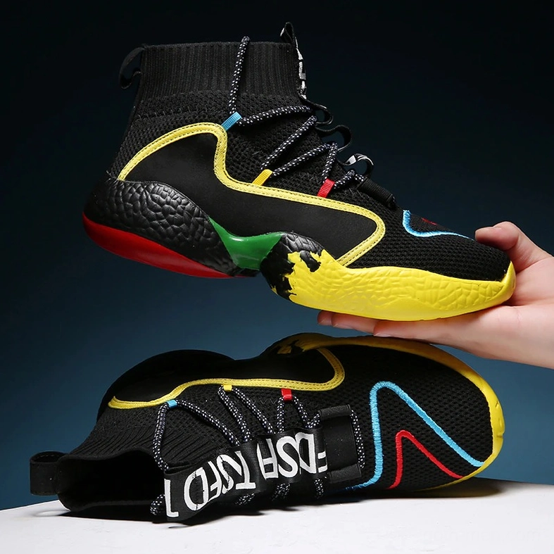 Goth subculture inspired high-top sneaker featuring rebellious design and edgy aesthetic details