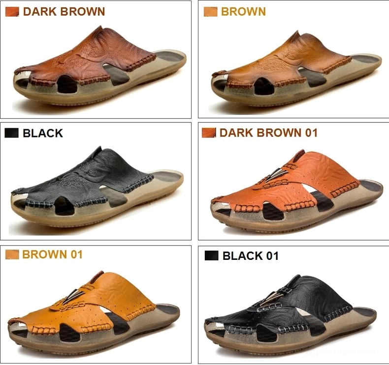 Gothic men's alternative fashion leather sandals with dimensional cutout and architectural design