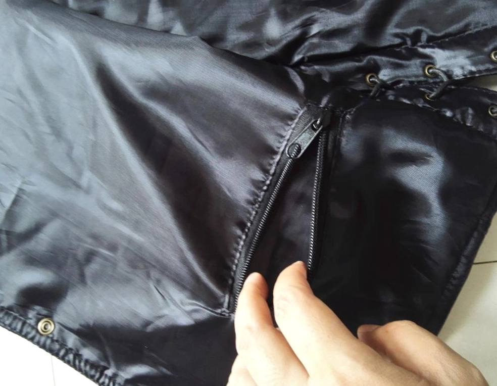Gothic motorcycle biker vest with skull eagle patches authentic leather craftsmanship detail