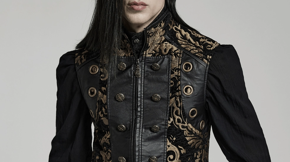 Alternative goth fashion waistcoat layered styling showing versatile wear options for different occasions