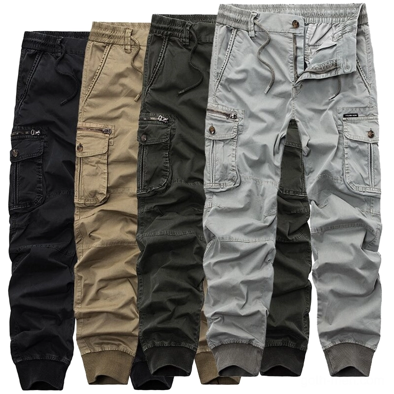 Gothic tactical cargo pants detail shot highlighting pocket system and fabric construction