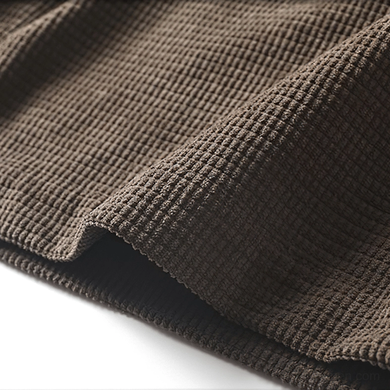 Oversized gothic cargo shirt on model demonstrating how the dual cargo pockets create visual anchors and functional storage in alternative fashion design