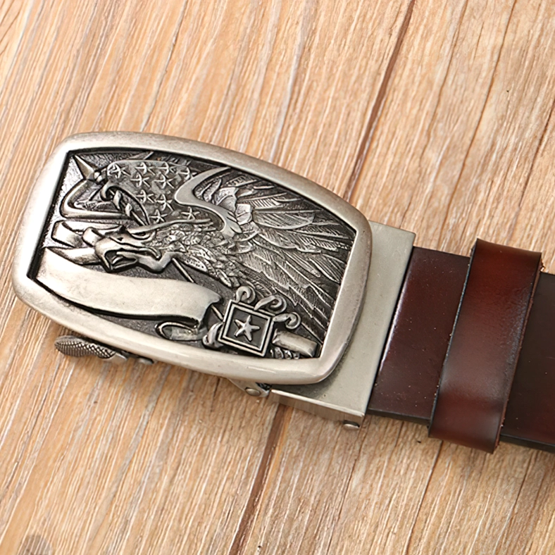 Gothic eagle belt texture and embossed pattern - high resolution leather detail