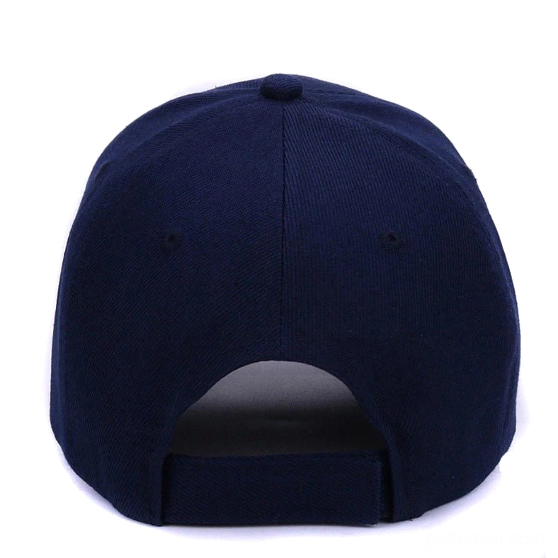 Adjustable velcro back strap on gothic eagle cap with ventilation eyelets for comfort and breathability