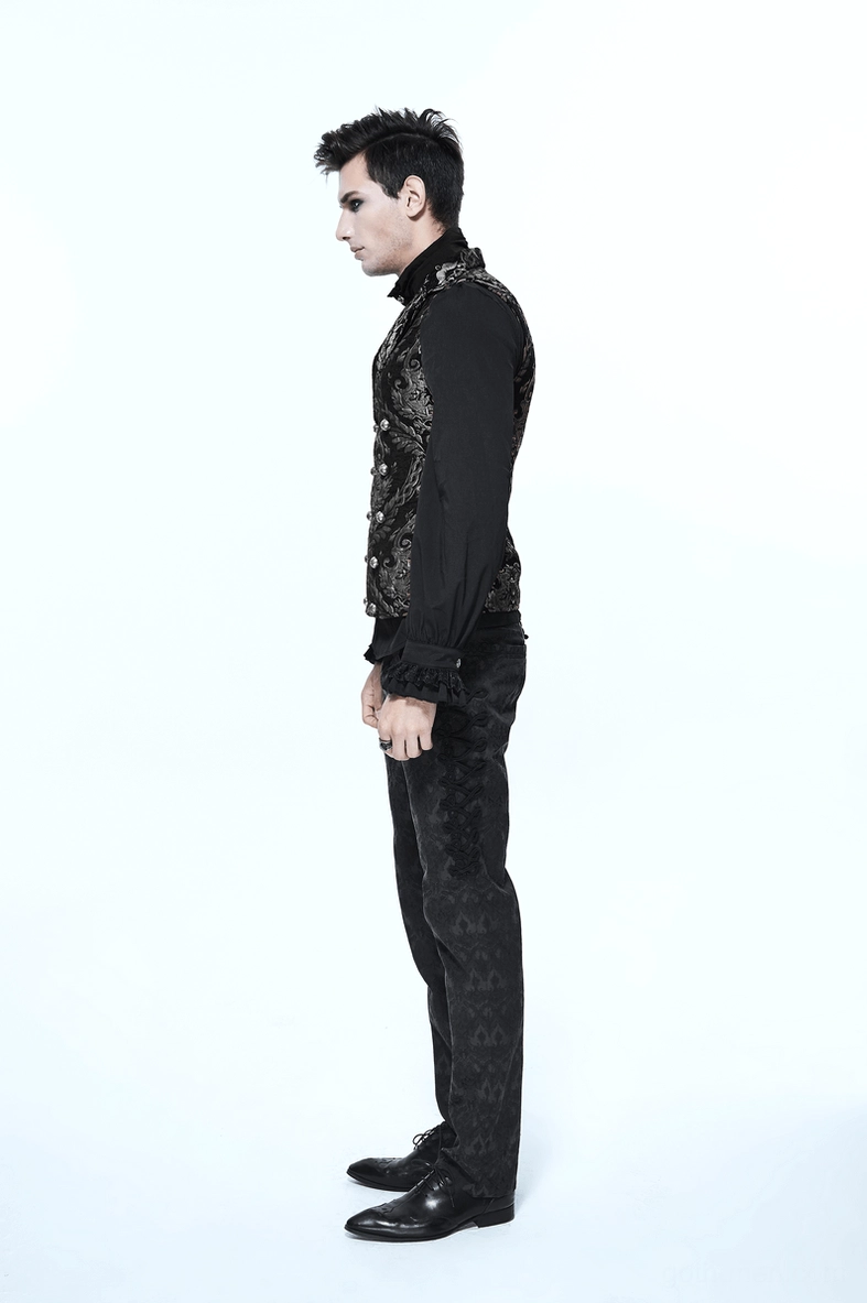 Gothic filigree waistcoat complete styling ensemble dark aesthetic