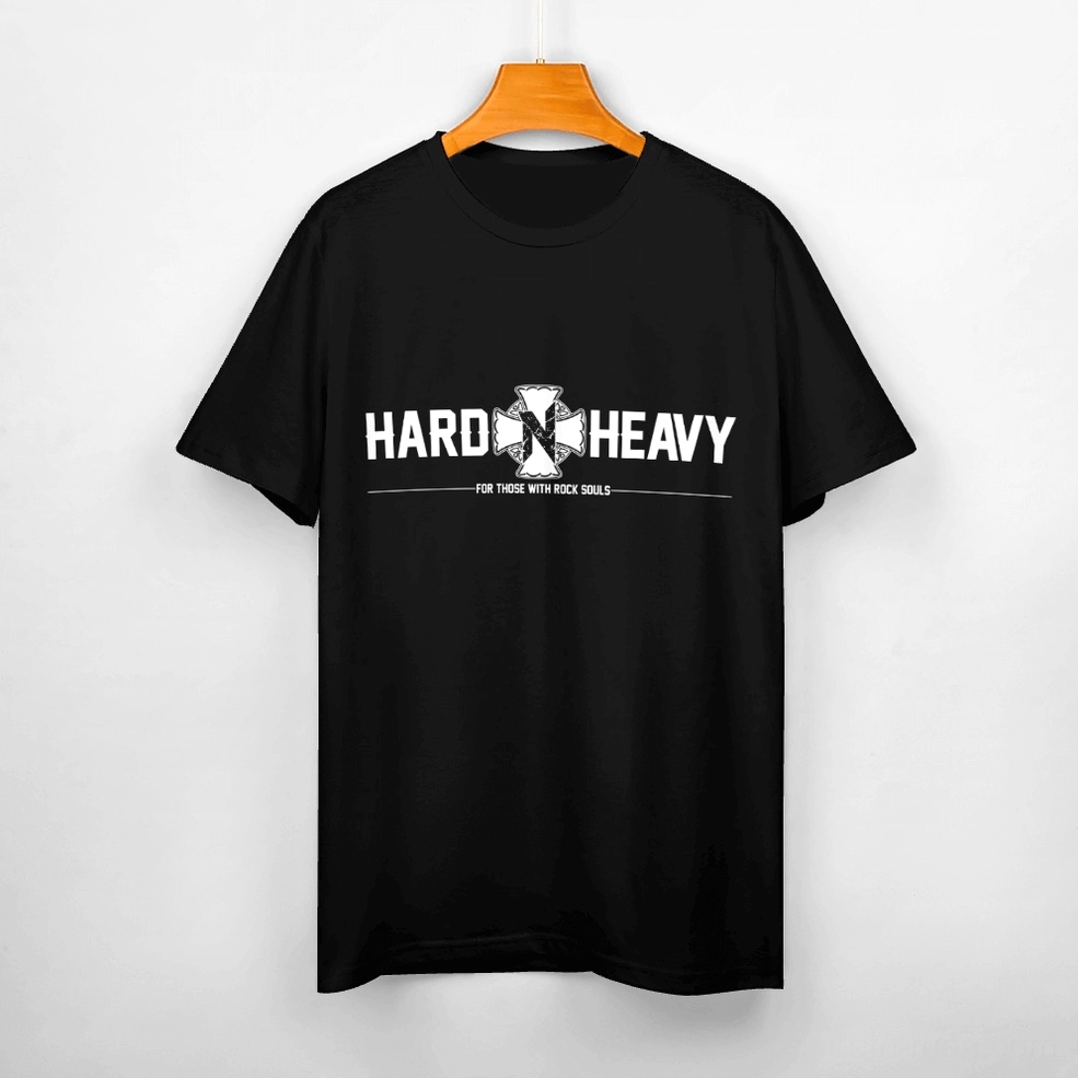 Gothic graphic t-shirt hanging display front view