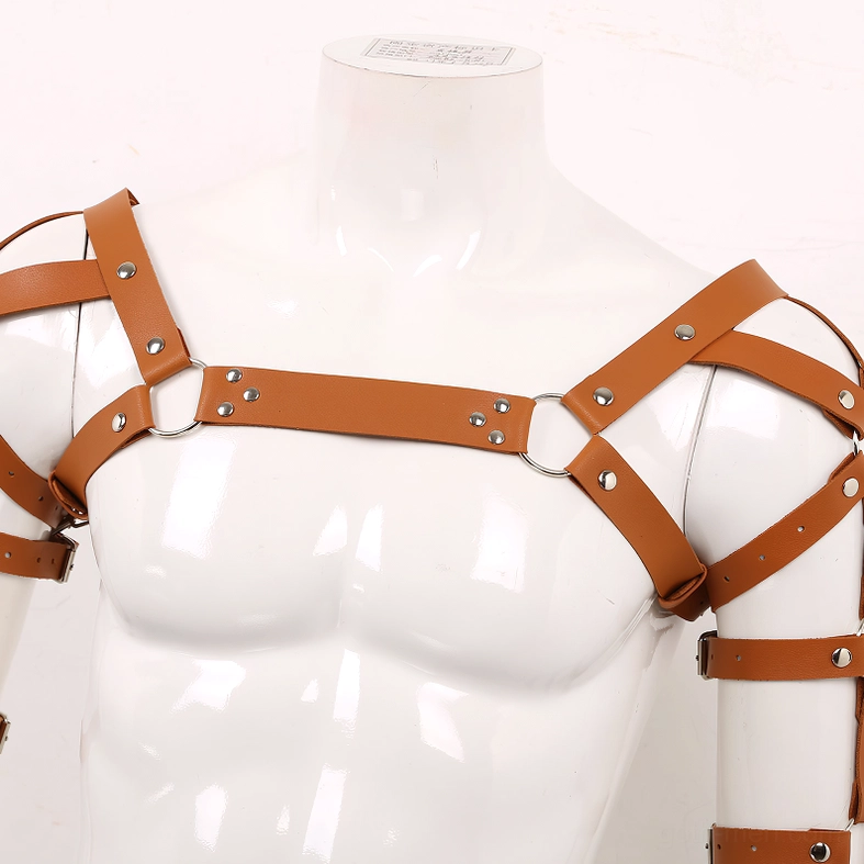 Gothic leather harness styling guide layered look alternative nightlife aesthetic
