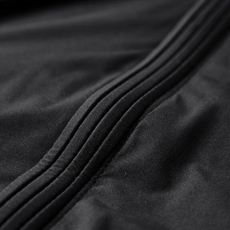 Full product line of gothic zip-up hoodie jackets in black navy and gray