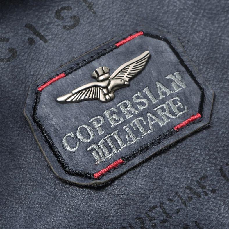 Gothic leather motorcycle jacket interior pocket detail showing functional design and lining quality