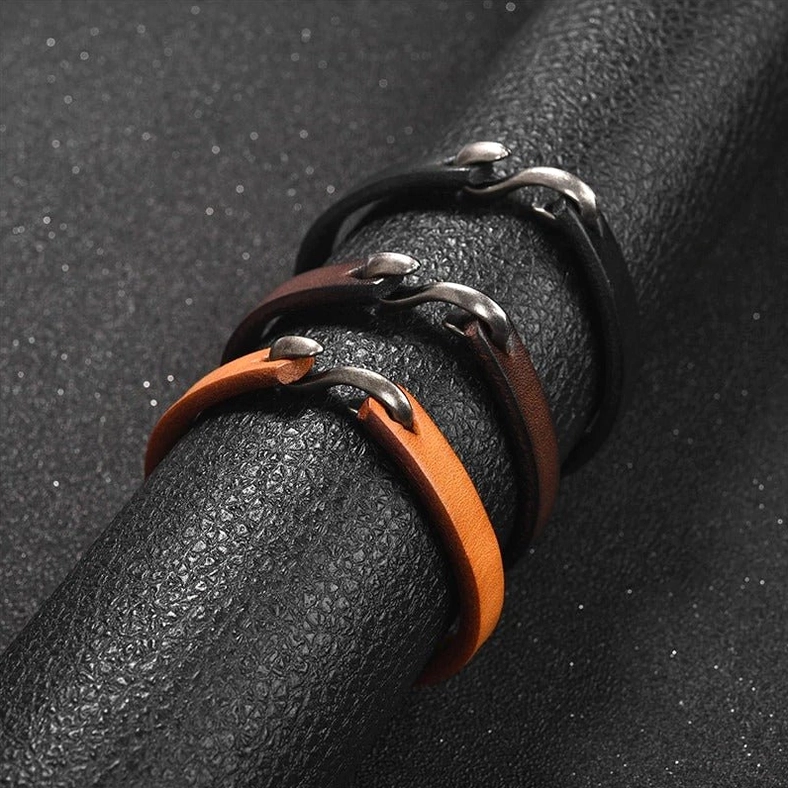Genuine leather gothic bracelet maintenance and care guide, authentic patina development over time