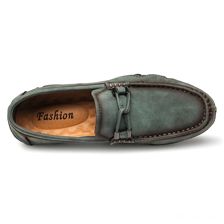 Gothic loafers interior insole detail with soft Fashion branded cushioned footbed for comfort