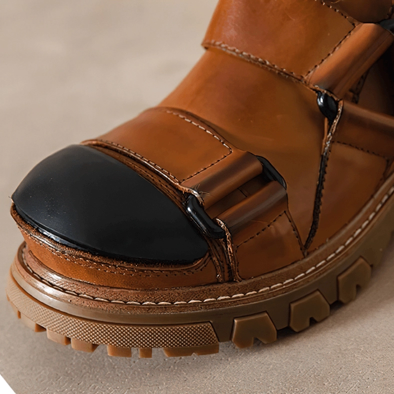 Gothic platform loafers worn styling showing how to coordinate with alternative goth fashion