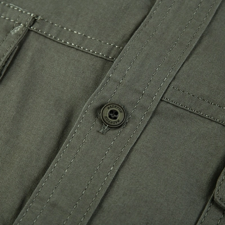 Dark tactical military shirt color swatches displaying available gothic palette khaki navy green beige