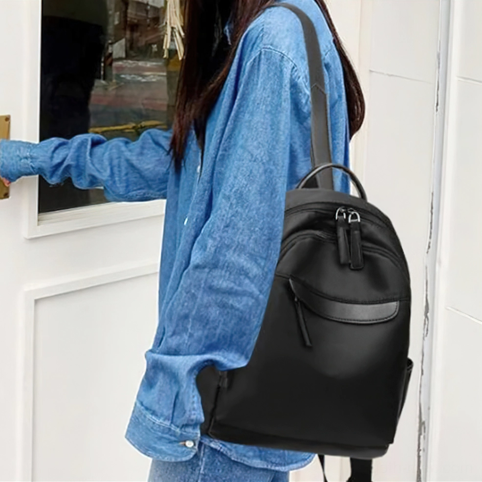 Gothic minimalist backpack black wine red khaki durable everyday bag