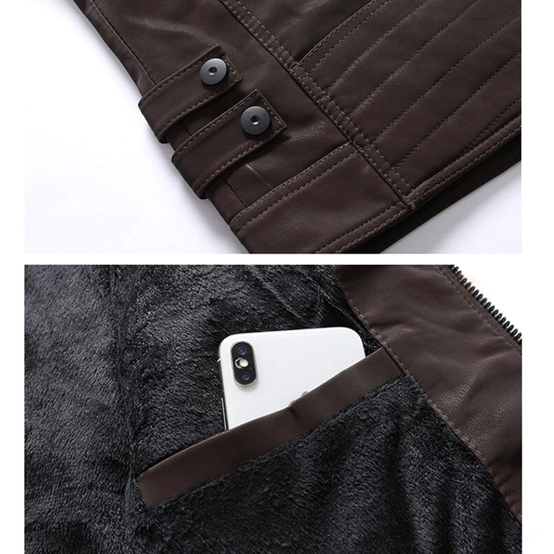 Premium PU leather gothic motorcycle jacket flat display showing quality construction and design elements