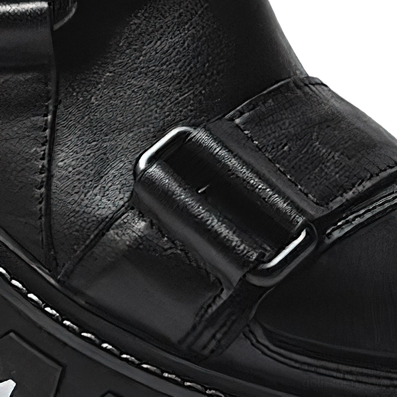 Complete gothic platform loafers collection with all available sizes and colorways for men