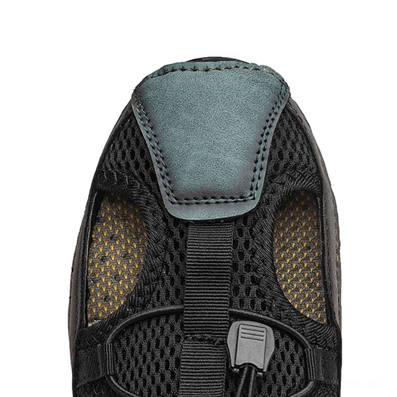 Gothic sandal pair showcase featuring multiple color options black brown teal khaki green