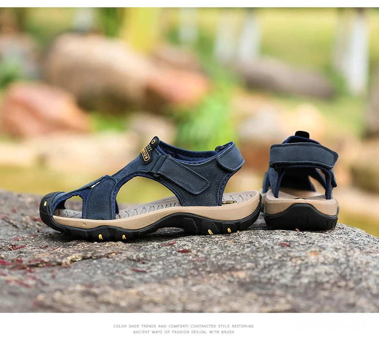 Navy gothic sandals lifestyle shot showing alternative fashion styling with dark clothing