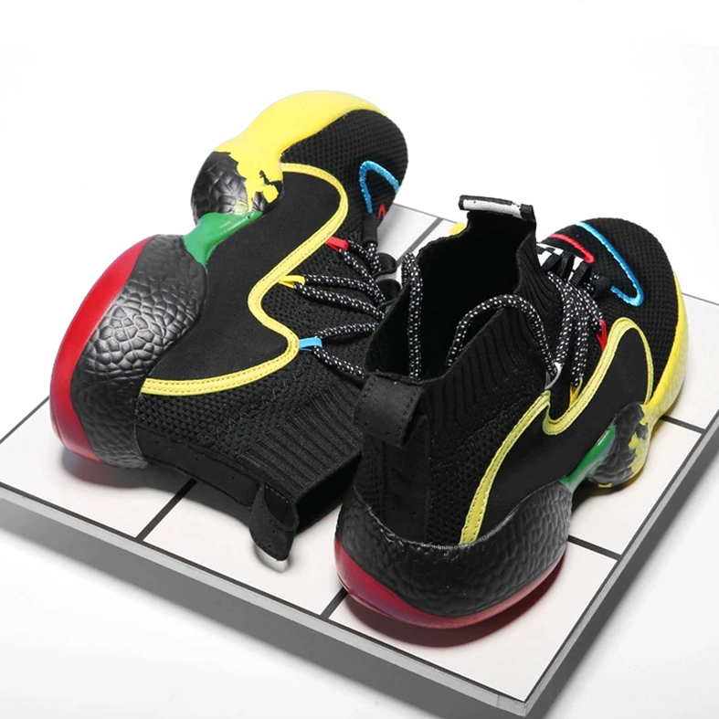 Gothic sneaker with air mesh breathable material and sweat absorbent lining casual comfort shoe
