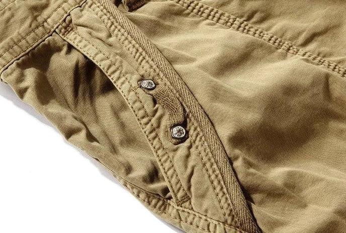 Gothic tactical cargo capris styling guide - loose fit knee-length military inspired darkwear