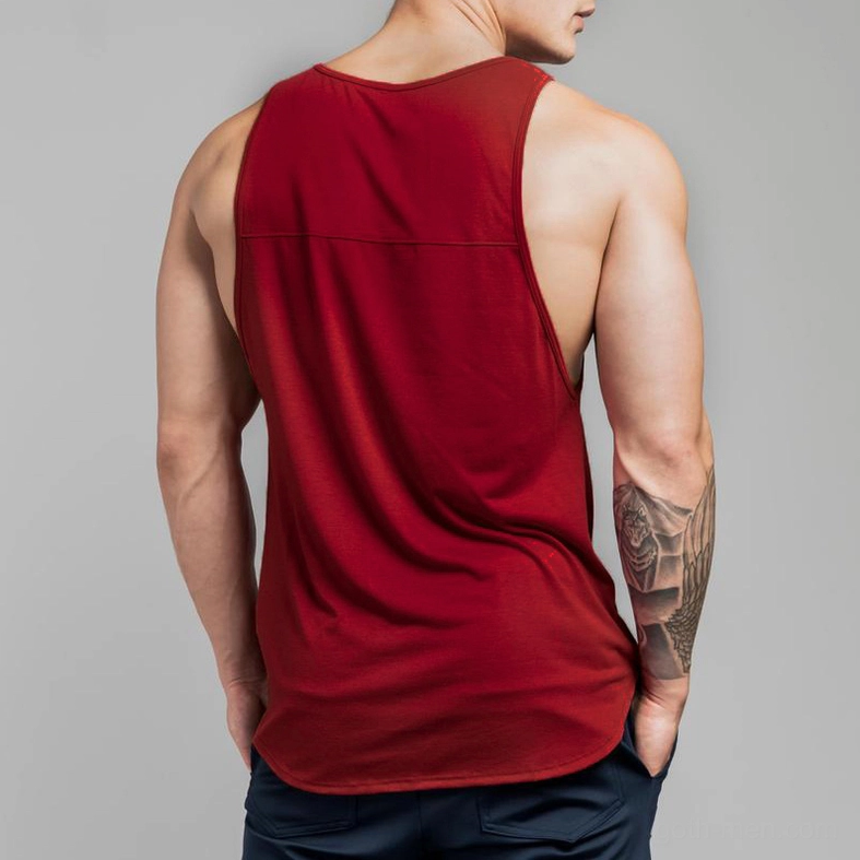 Gothic tank top for men size chart and measurement guide demonstration