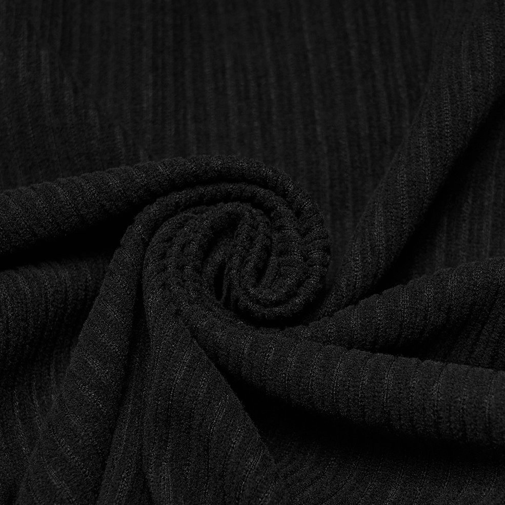 Gothic sweatshirt top full back layout showing structural design and lacing system