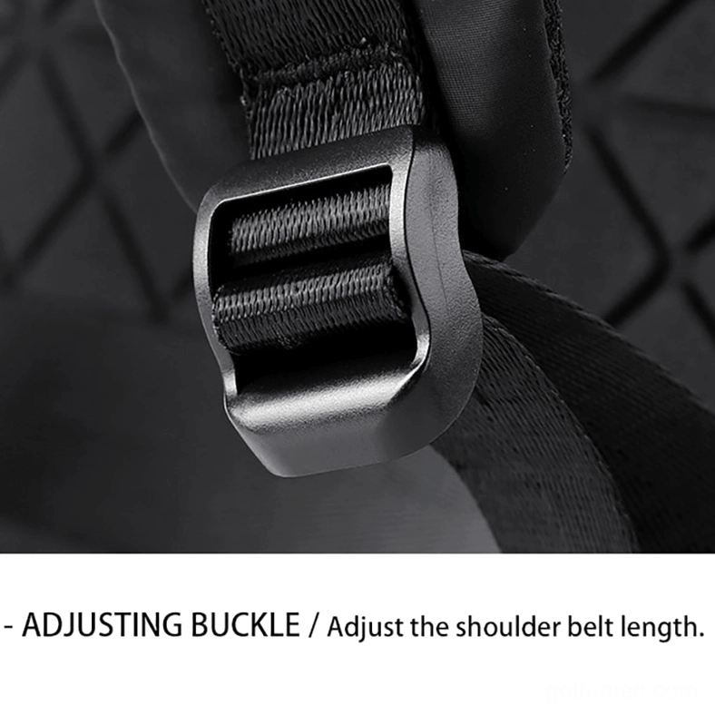 Gothic travel backpack ergonomic S-curve shoulder strap design for extended wear comfort