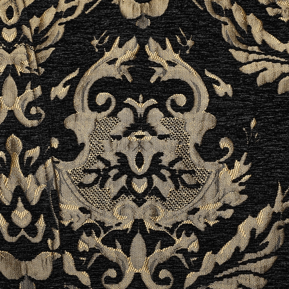 Gothic steampunk black gold waistcoat styled with formal wear showing complete outfit aesthetic