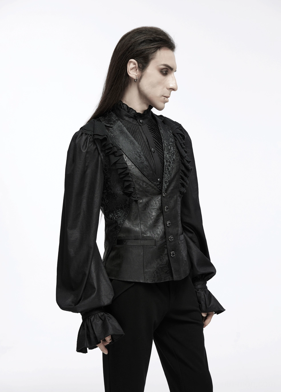 How to measure your body for gothic waistcoat sizing - measurement instructions for proper fit