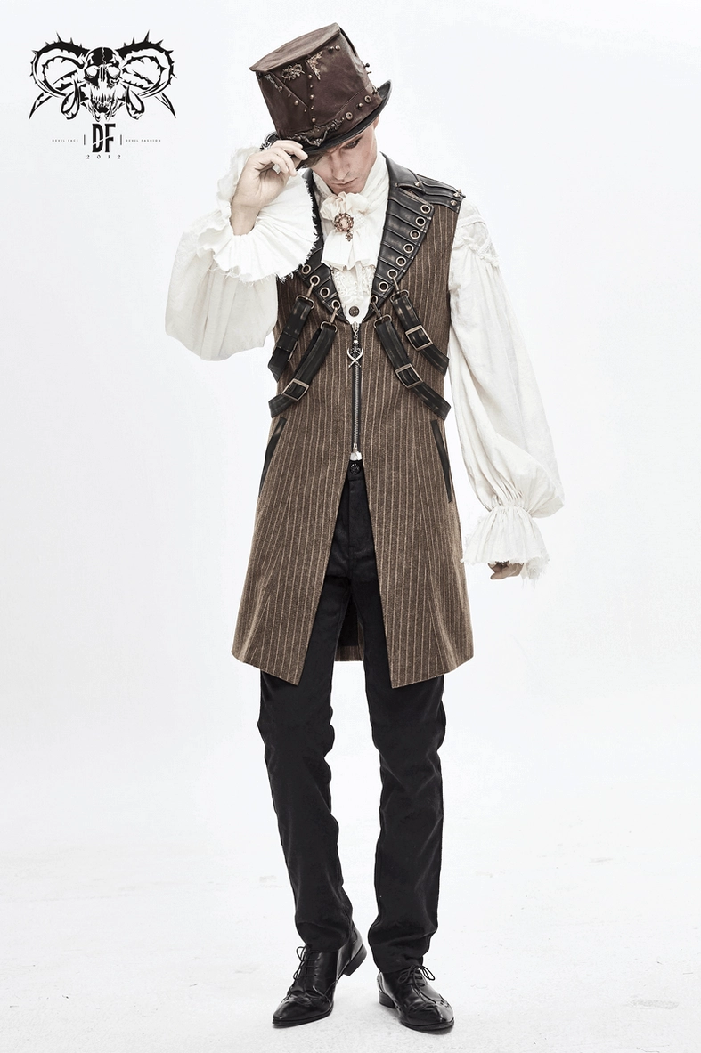 White gothic shirt size range display showing fit across different measurements