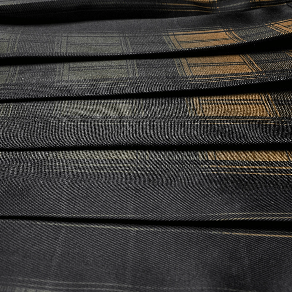 Gradient tartan kilt printed fabric woven plaid blend texture detail