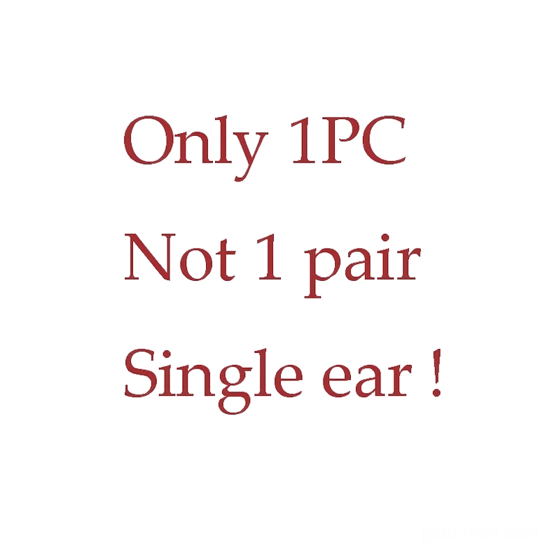 Single piece magnetic stud earring notice showing individual earring sale information