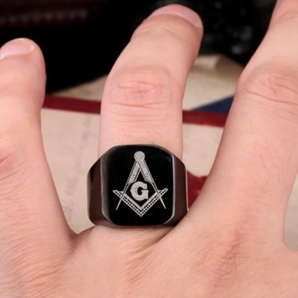 Masonic signet ring full collection showcase, stainless steel gothic rings sizes 7-12 in multiple colors