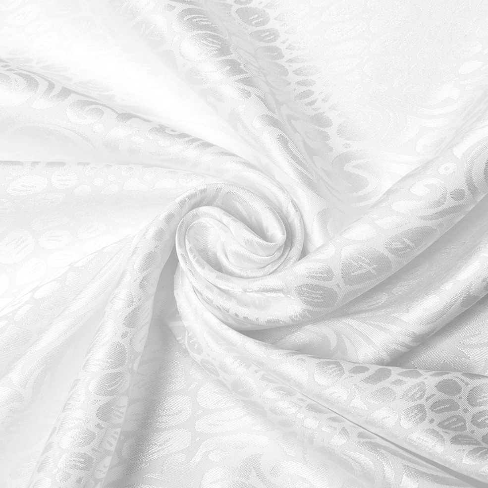 White gothic ruffled blouse showing full silhouette with fitted cut and ruffled collar emphasis